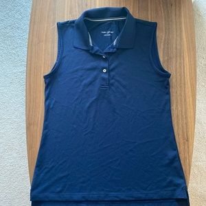 Tory Burch Sport Sleeveless Navy Tank Top Size Medium.